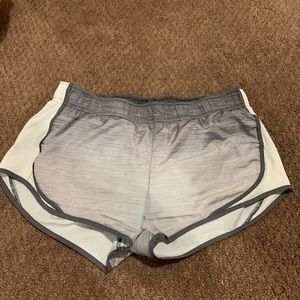 Grey athletic shorts